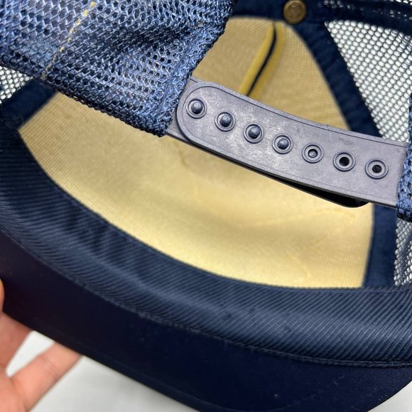 Kennedy Space Center NASA Trucker Hat USA Snap back Cap Navy Blue Men - Picture 7 of 8